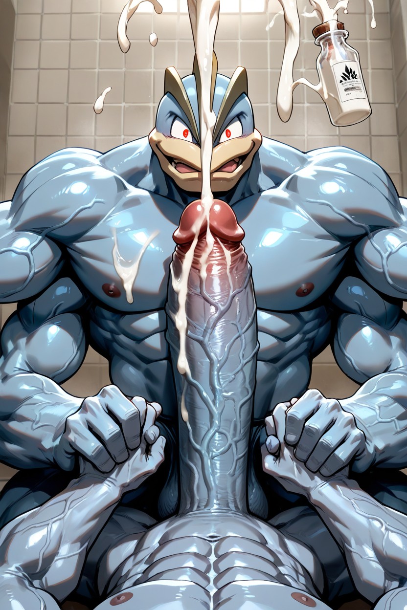 Cum Into Glass Bottle, Fix Anatomy, 2명 게이 AI 포르노