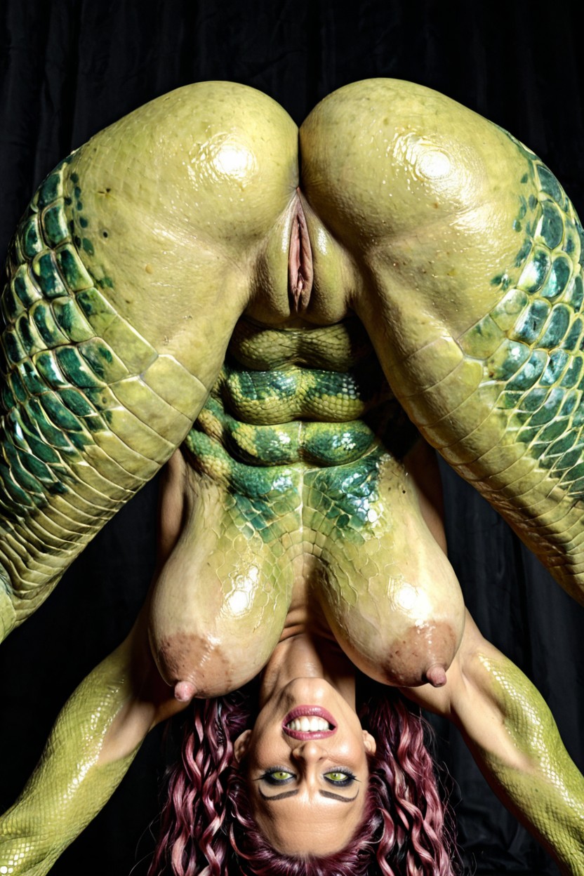 Scaled Nipples, Medusa, Long Nipples AI Porn