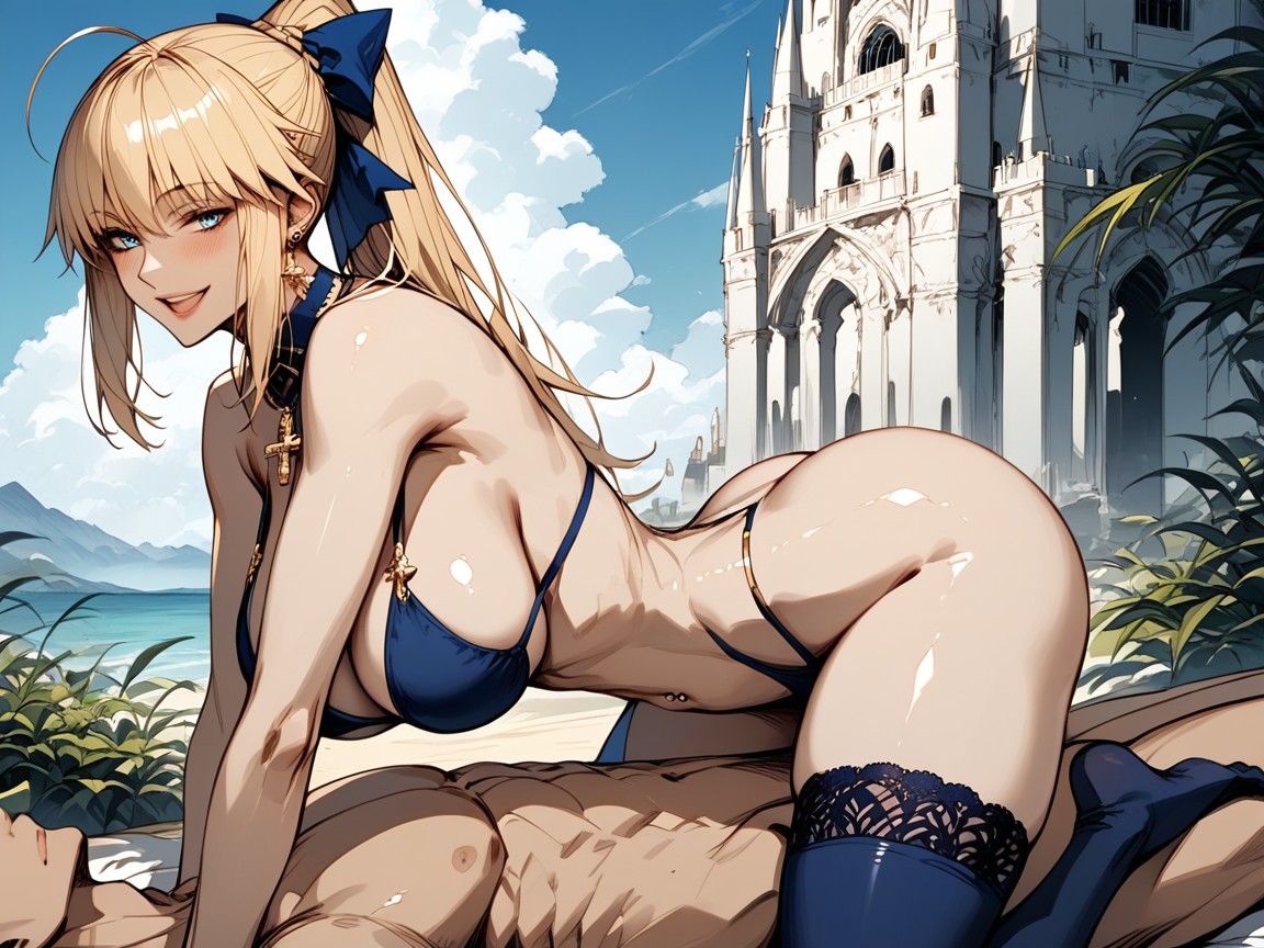 18+, Detailed Eyes, Seductive Hentai AI Porn