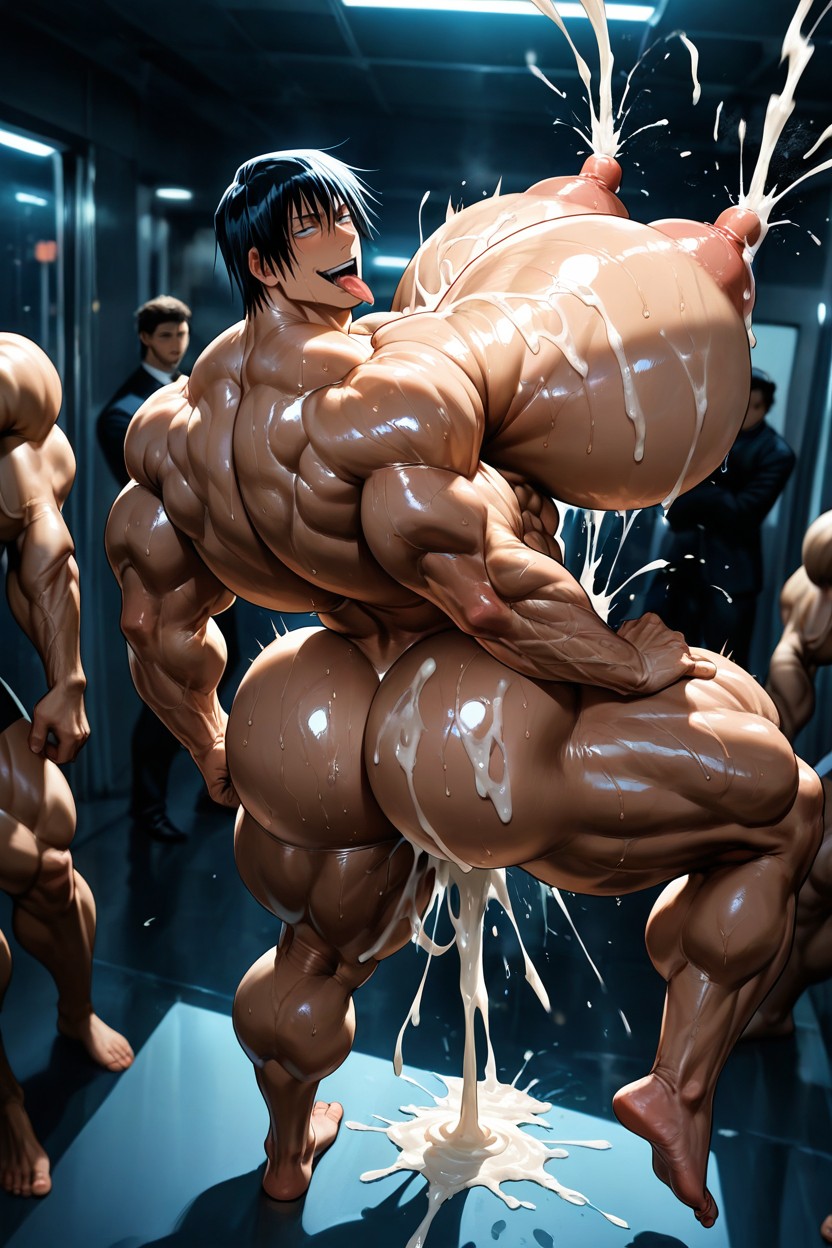Huge Ass, De Cima Para Baixo, Macho Pornografia gay com IA