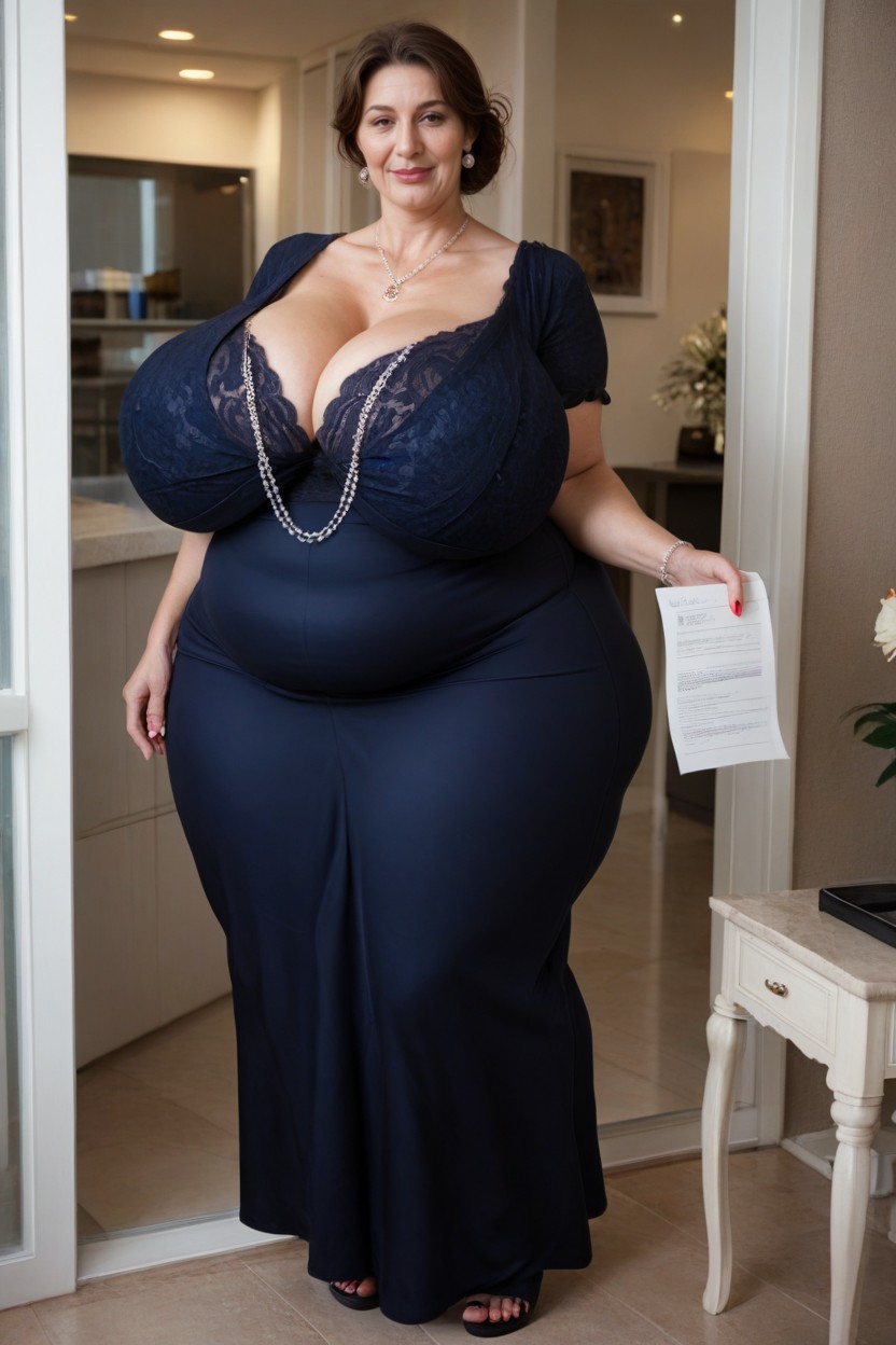 Obese, Gigantic Breasts, Gorgeous AI Porn