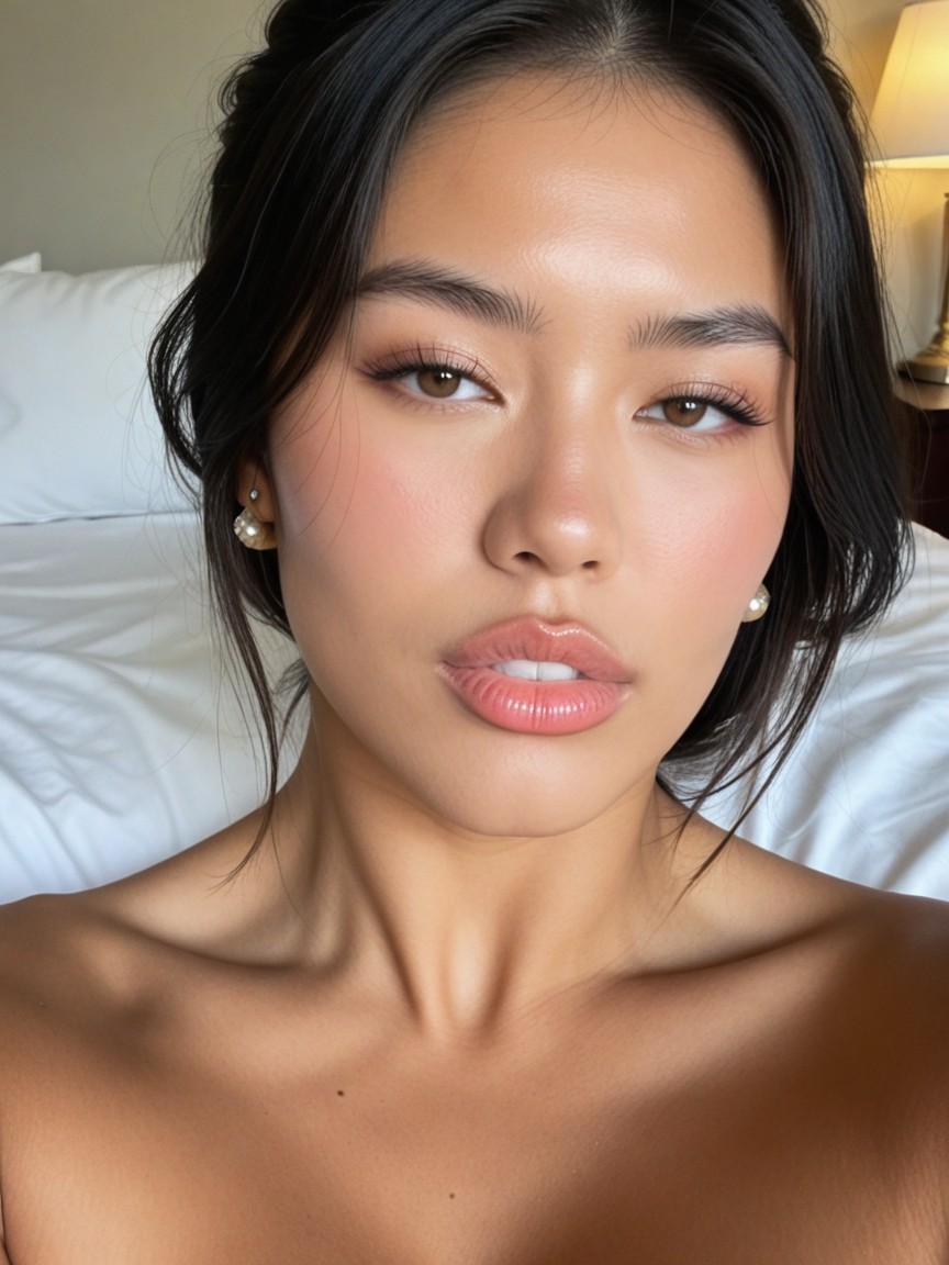 1 Person, Black Hair, Bedroom AI Porn