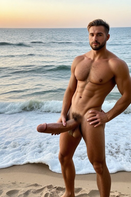 18+, Big Beach, Hyper Colossal Balls AI Porn