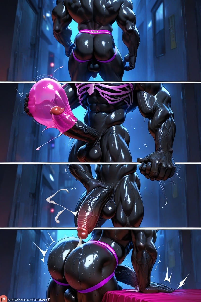 Scary, Oiled Skin, Sex Comic Porno IA Gay