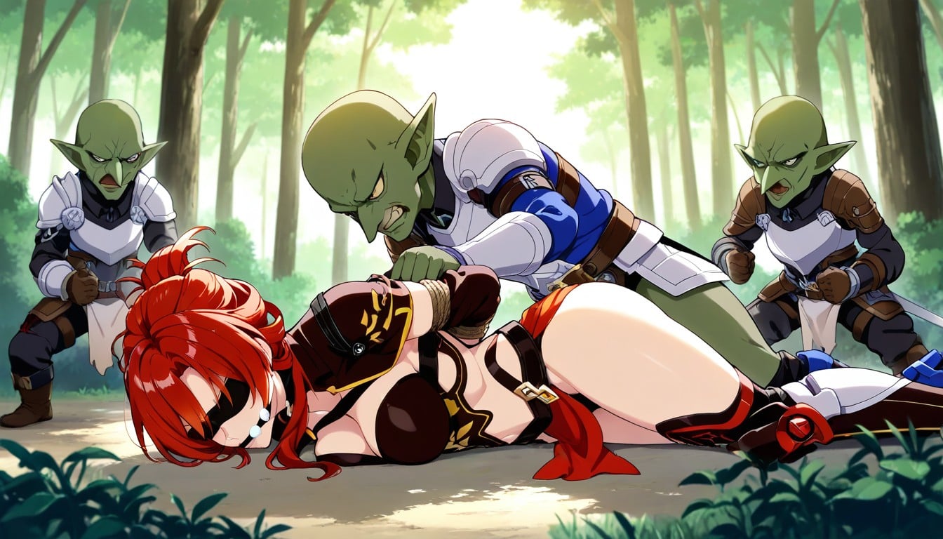 Soft Lighting, Day Side View, Goblin No Armor Hentai AI Porn