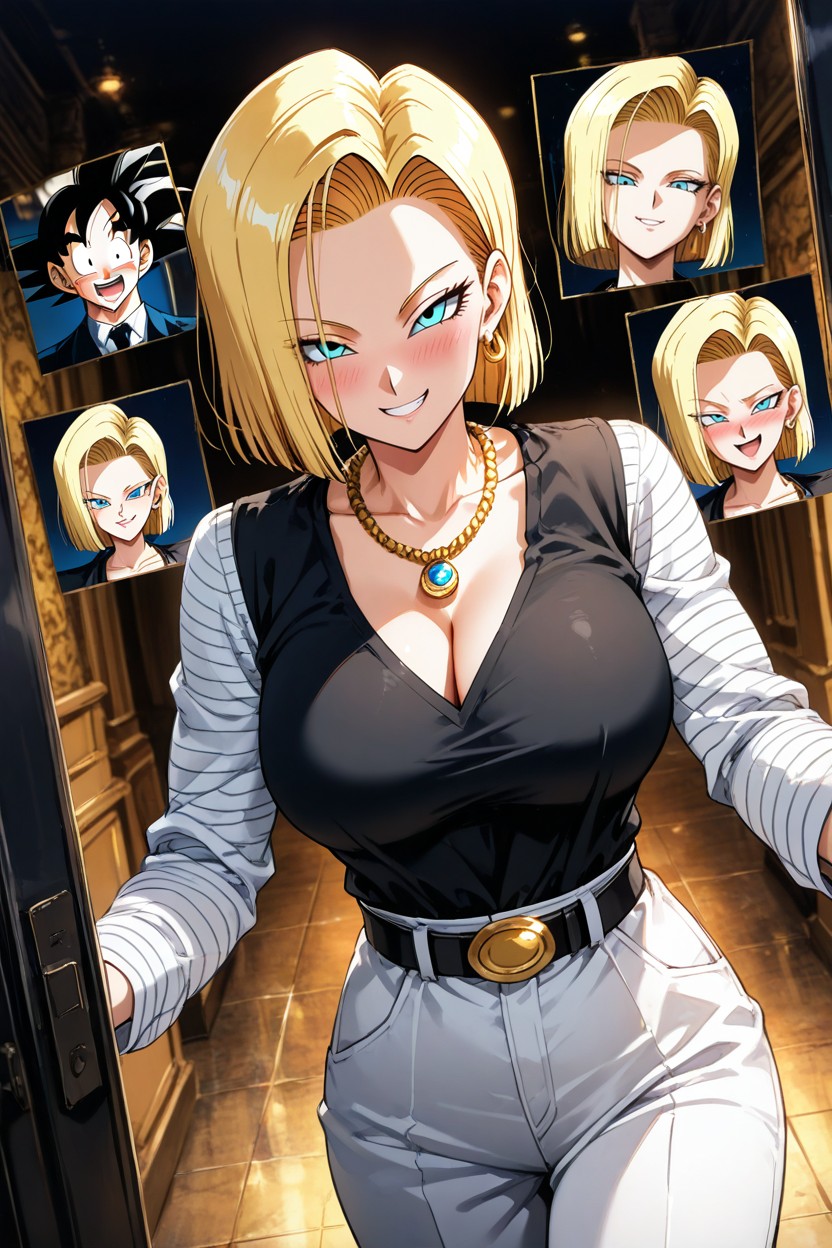 Goku, Long Sleeves And Slightly Sheer Fabric, Medium Ass Hentai AI Porn