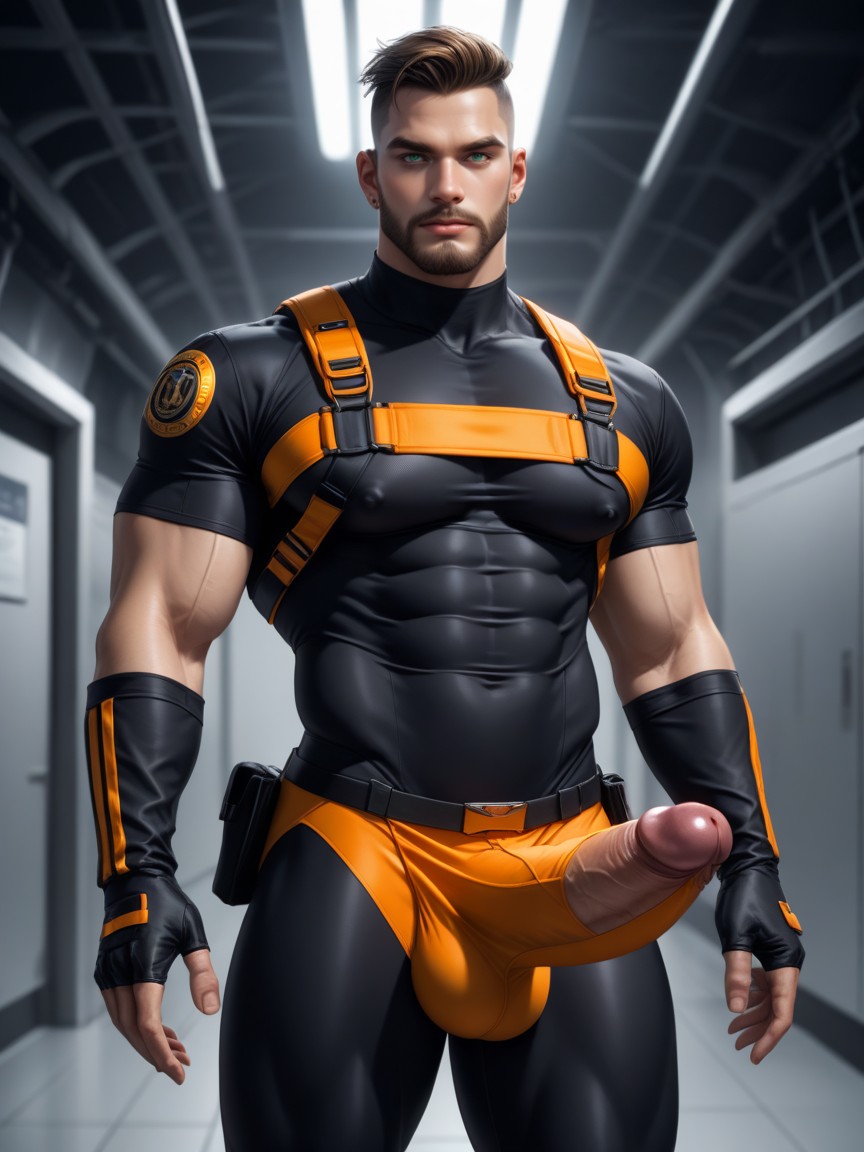 Aggressive, Buzzcut Fade, Very Large Pecs And Very Firm Round Ass Porno IA Gay