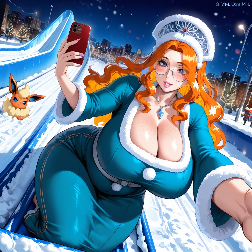 City Holiday Lights, Round Glasses, Ginger Hair Porno IA Gay