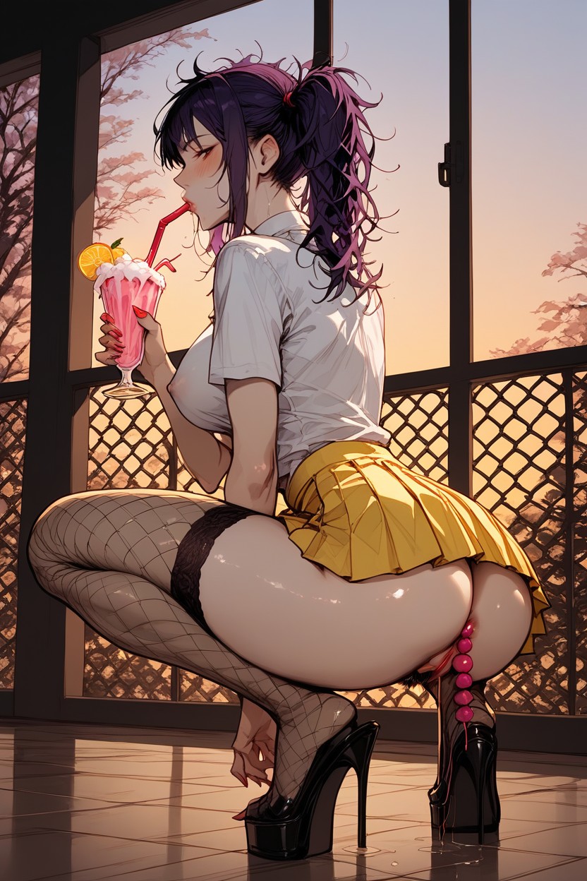 Hair, Long Legs, Feet AI Porn