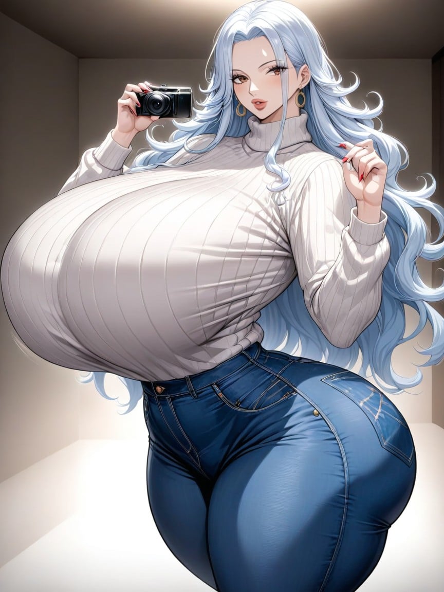 Big Lips, Massive Detail, Panting AI Porn