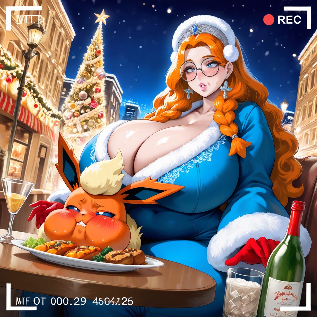 Deep Neckline, Russian Winter Maiden, Bbw AI Gay Porn