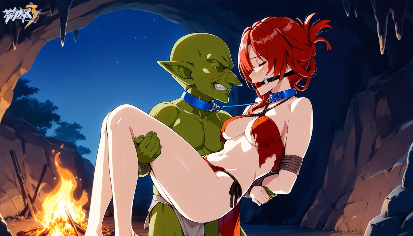 Taller Female, Restrained, Arms Behind Back Hentai AI Porn