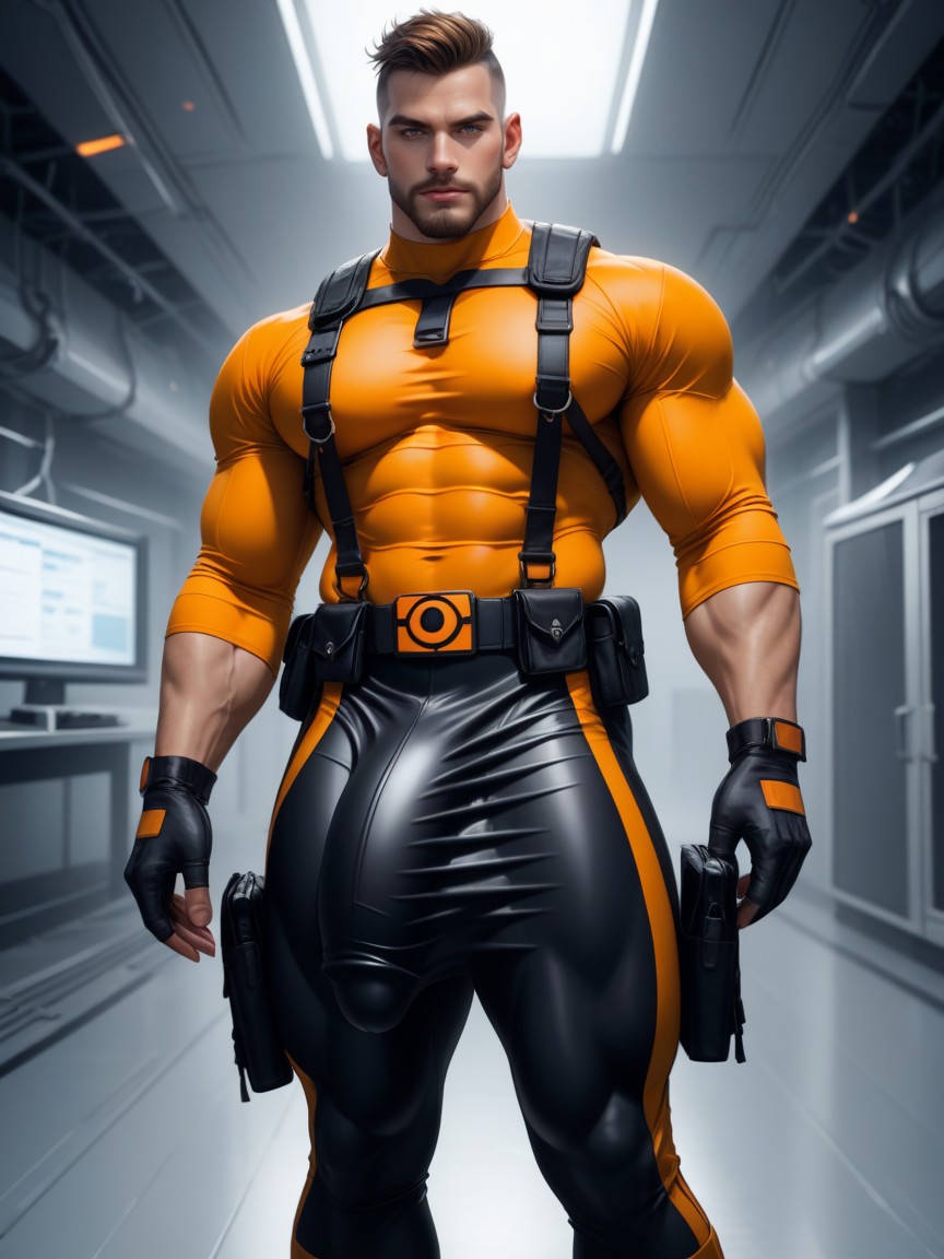 Confident, Horny, Huge Veiny Bulge Under Clothing AI同性恋黄片