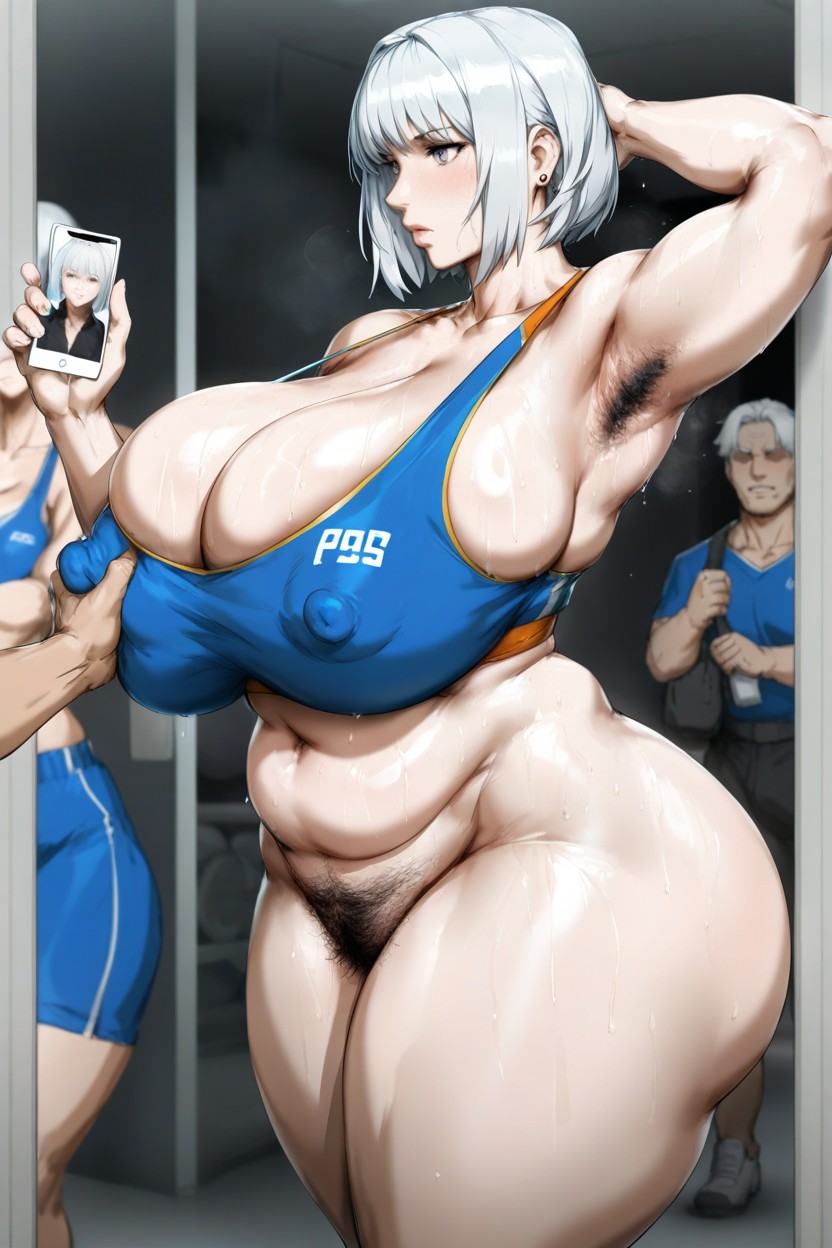 Twins, Side View, Third Person View AI Porn