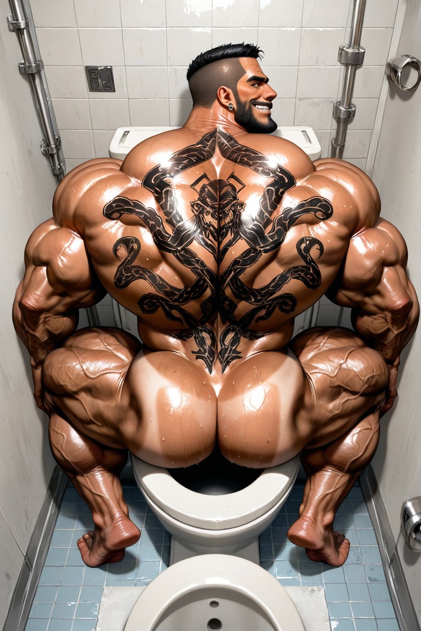 Muscular Legs, Huge Calves, Bara AI同性戀黃片