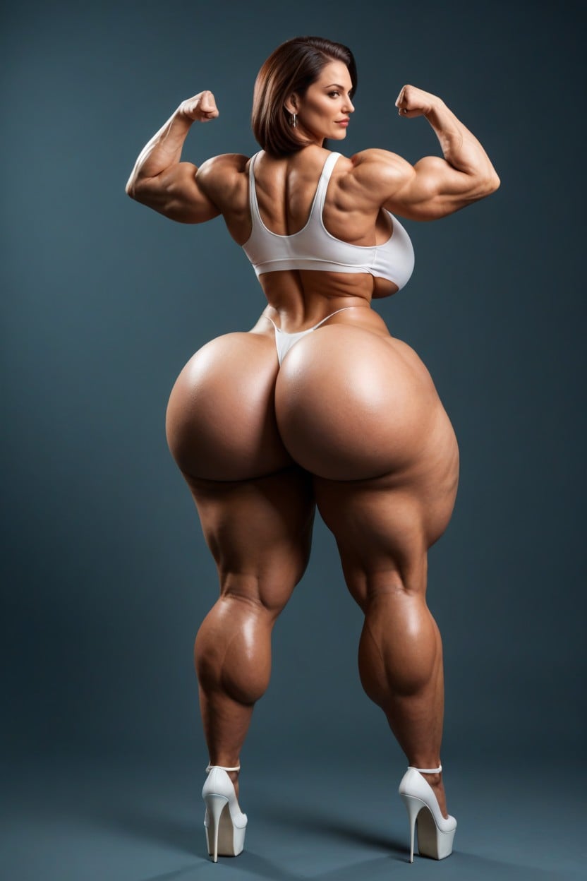 Extreme Hyper Bbl, Sport Bra, Extremely Waist MILF AI Porn