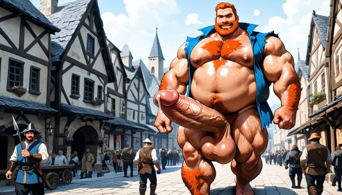 Swollen Balls, Bara Pecs, 18+ AI Gay Porn