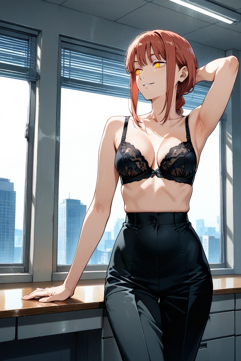 Solo Woman, Glowy Eyes, Front View Hentai AI Porn