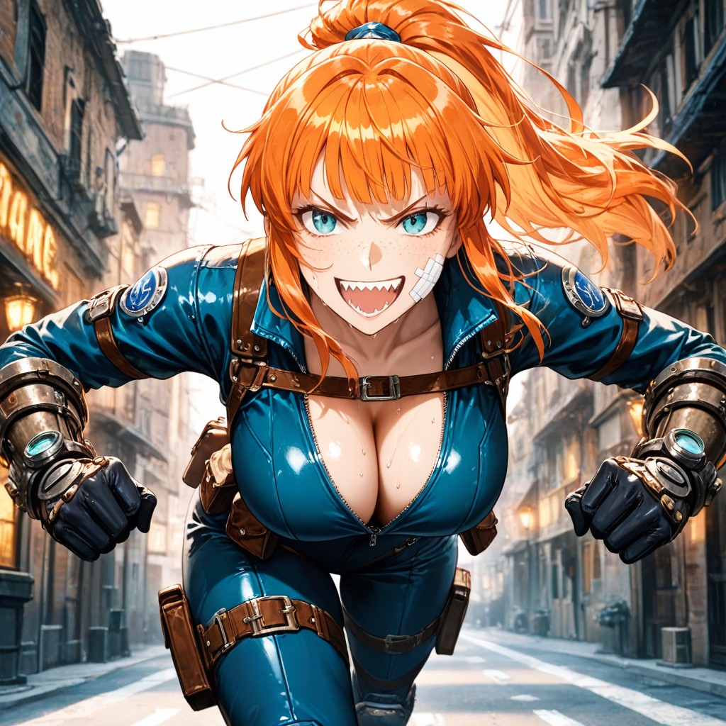 18+, Sweaty, Sharp Focus AI Porn