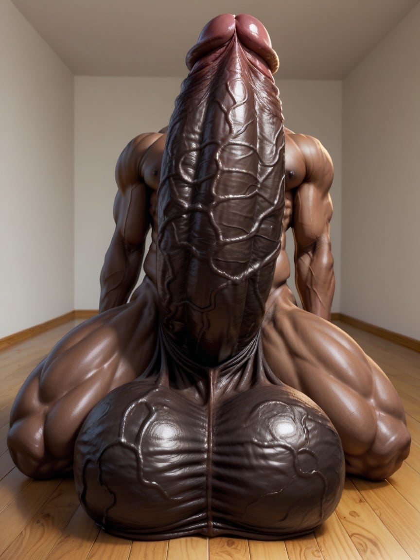 Mushroom Cock, Bulb Glans, Humongous Black Penis AI同性戀黃片
