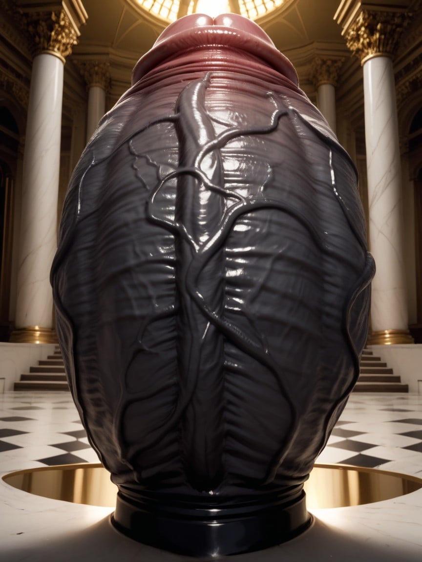 Girthy Thick Gigantic Black Penis, Large Thick Flaccid Penis, 18+ Porno IA Gay
