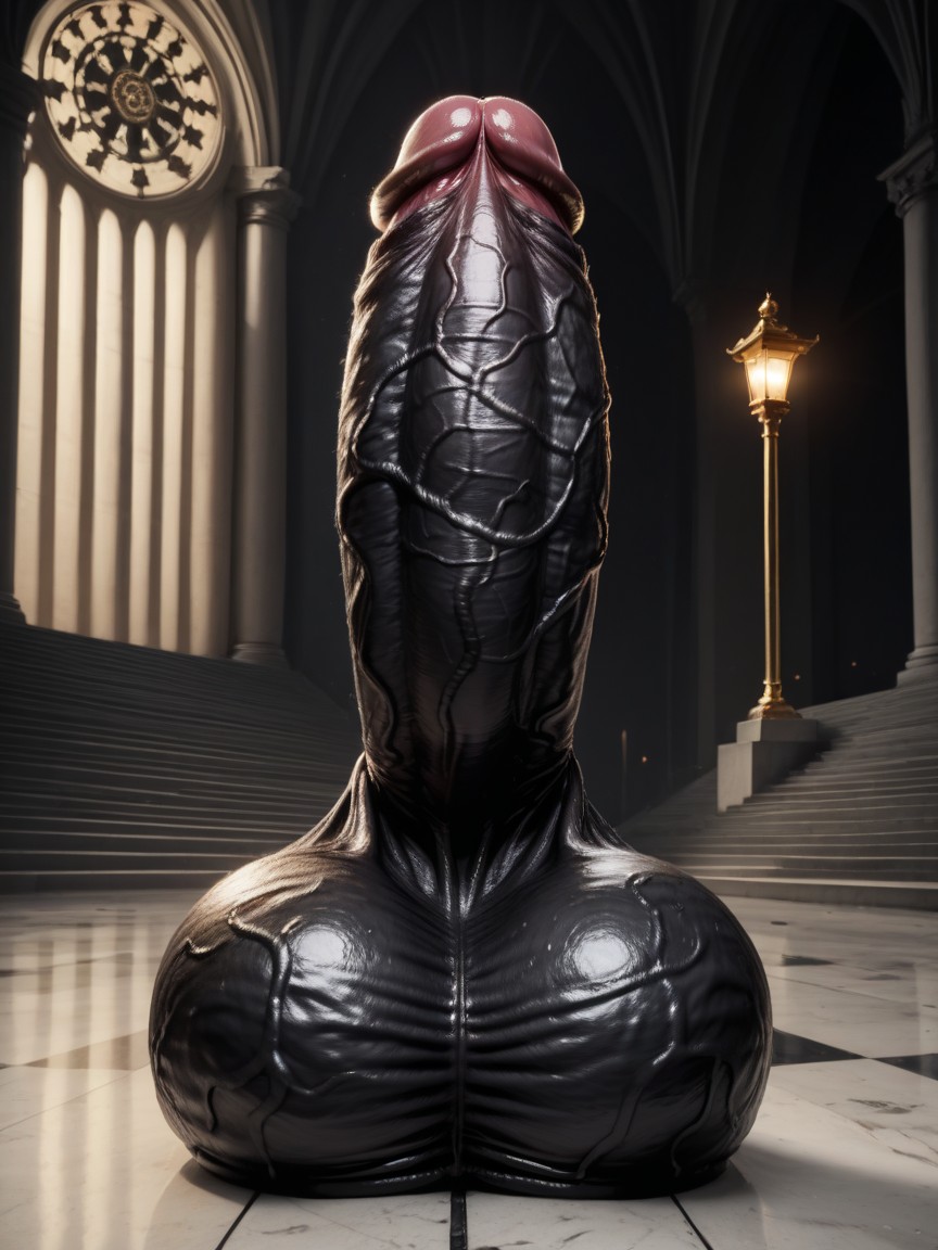 Marble Statue With A Huge Cock, Humongous Black Penis, Gigantic Glans AI同性戀黃片