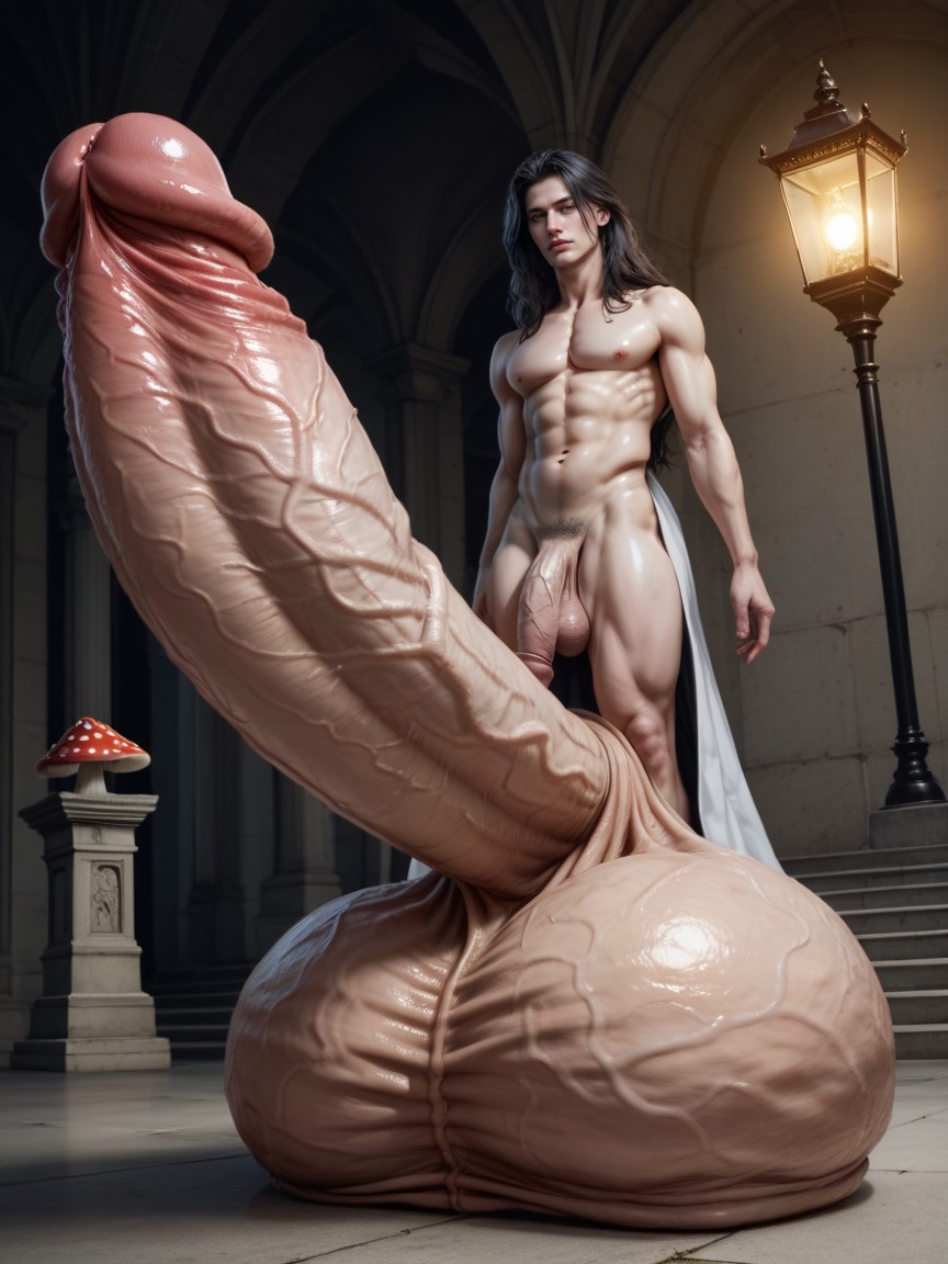 Mushroomshaped Cock, Clubshaped Penis, Enormous Cock Head AI Gay Porn