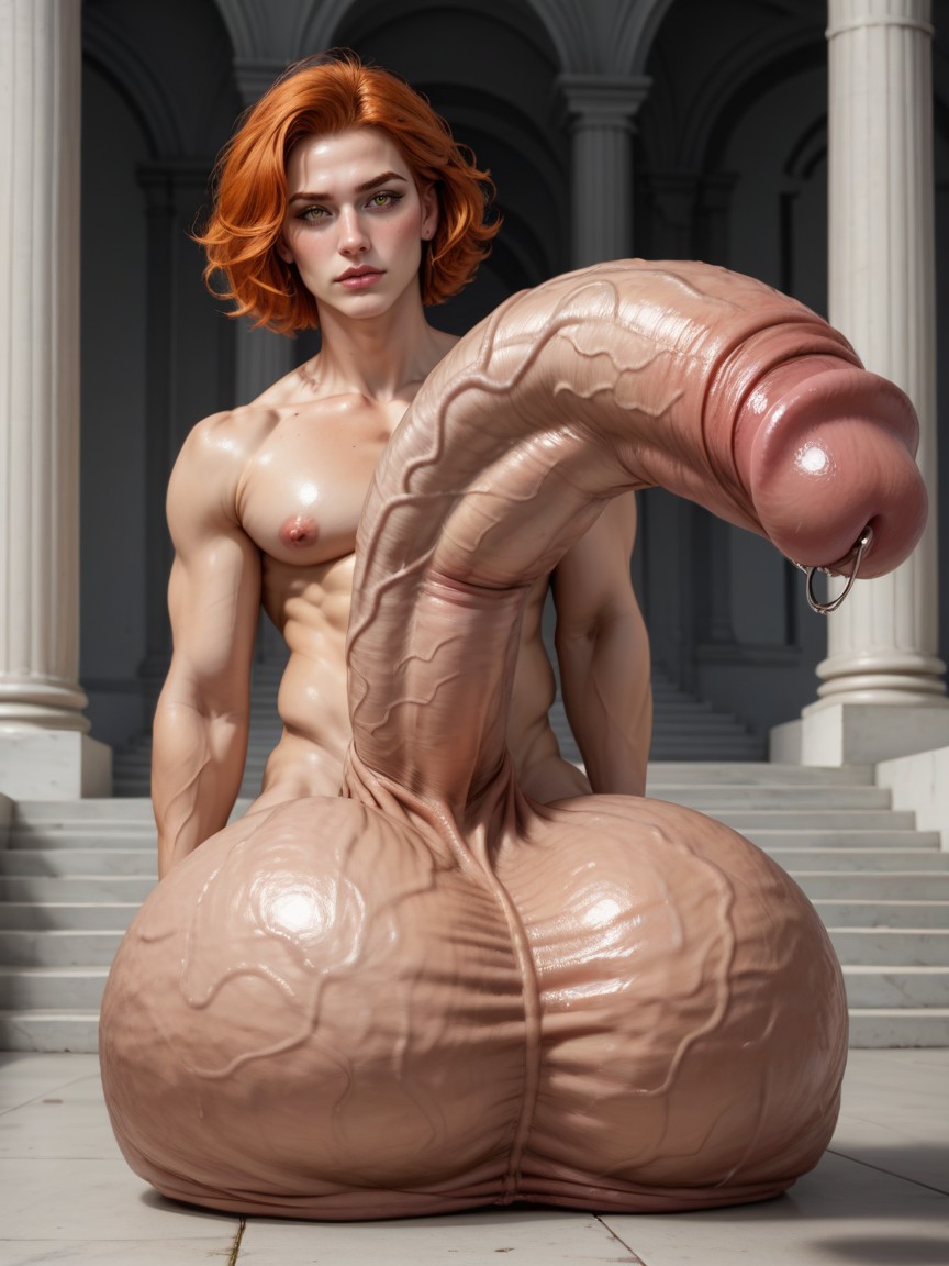 Glans Head Is Bigger Than Cock Shaft, Award Winning Photo, Mushroomshaped Cock AI同性恋黄片