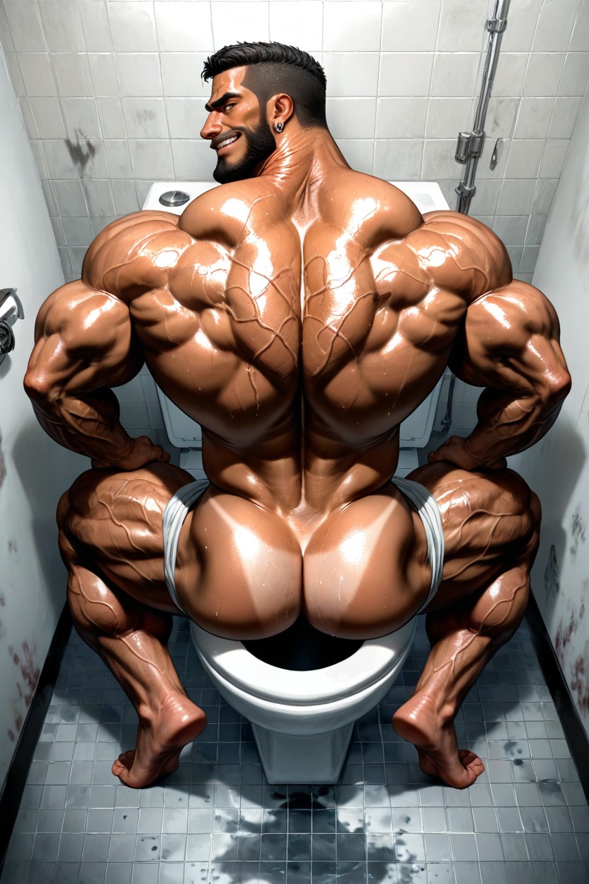 Huge Neck, Detailed Muscles, Huge Calves AI同性恋黄片
