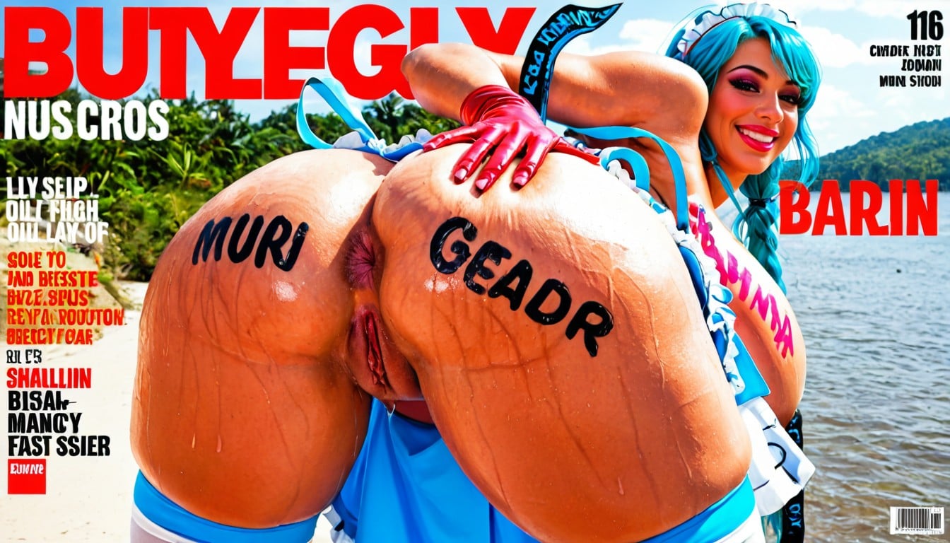 Bending Over, Extremely Thick Thighs, K-pop Idol AI Porn