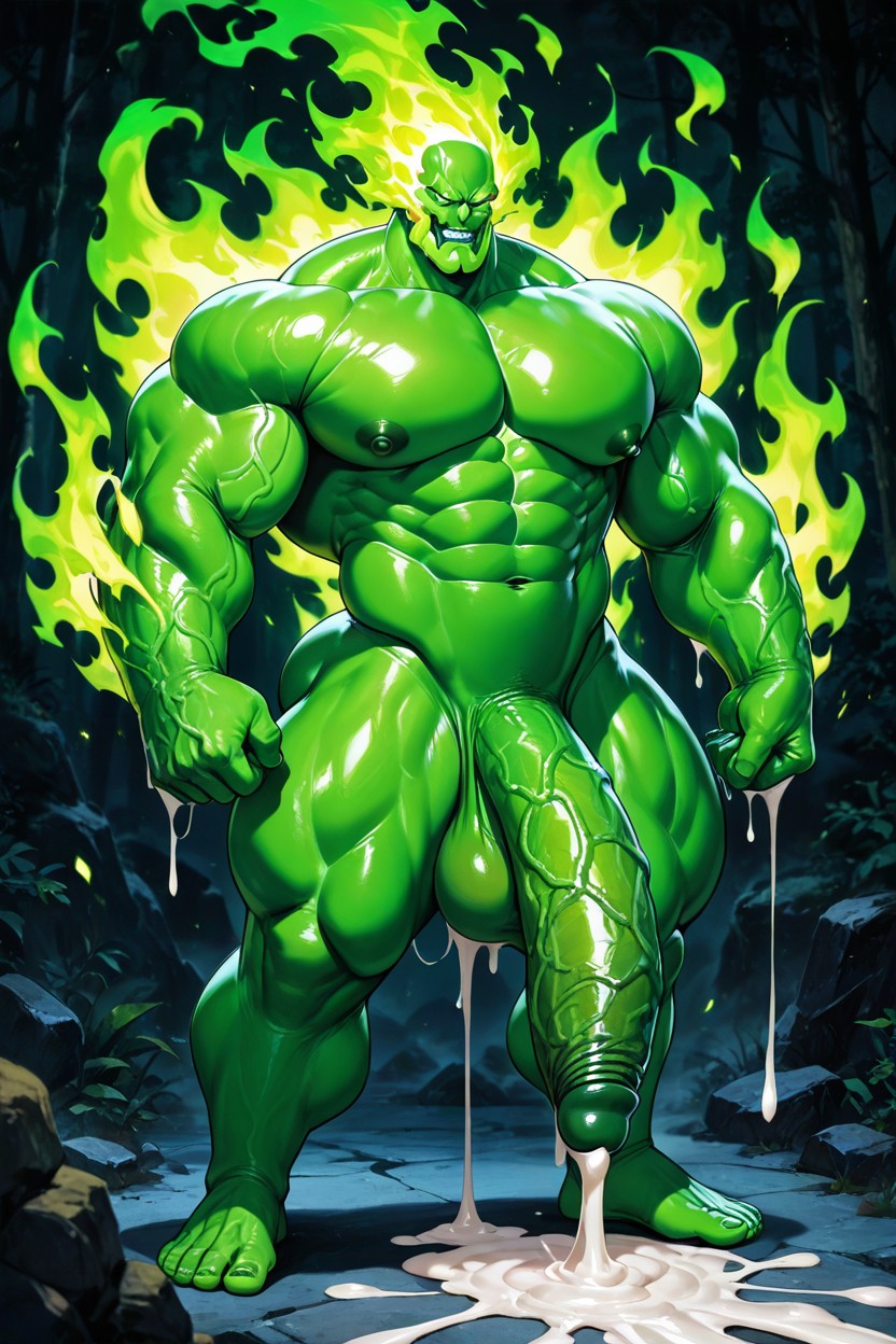 Green Fire, Gay, Masturbating AI同性恋黄片