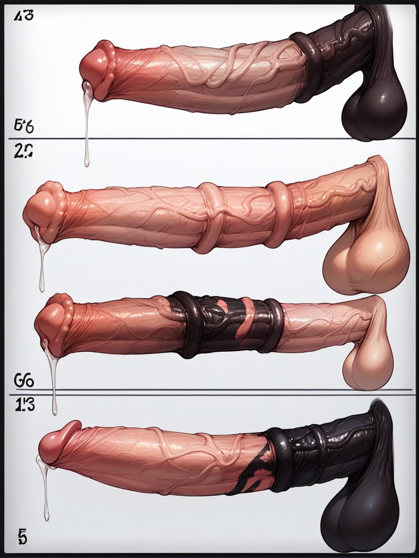 Cocks, Cocks, Size Comparison Chart Porno IA Furry