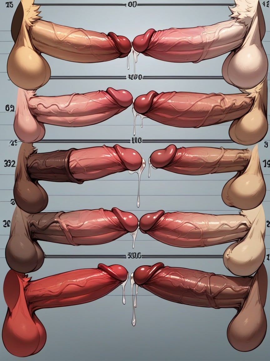 Cocks, Chart, Cock And Balls Furry AI Porn