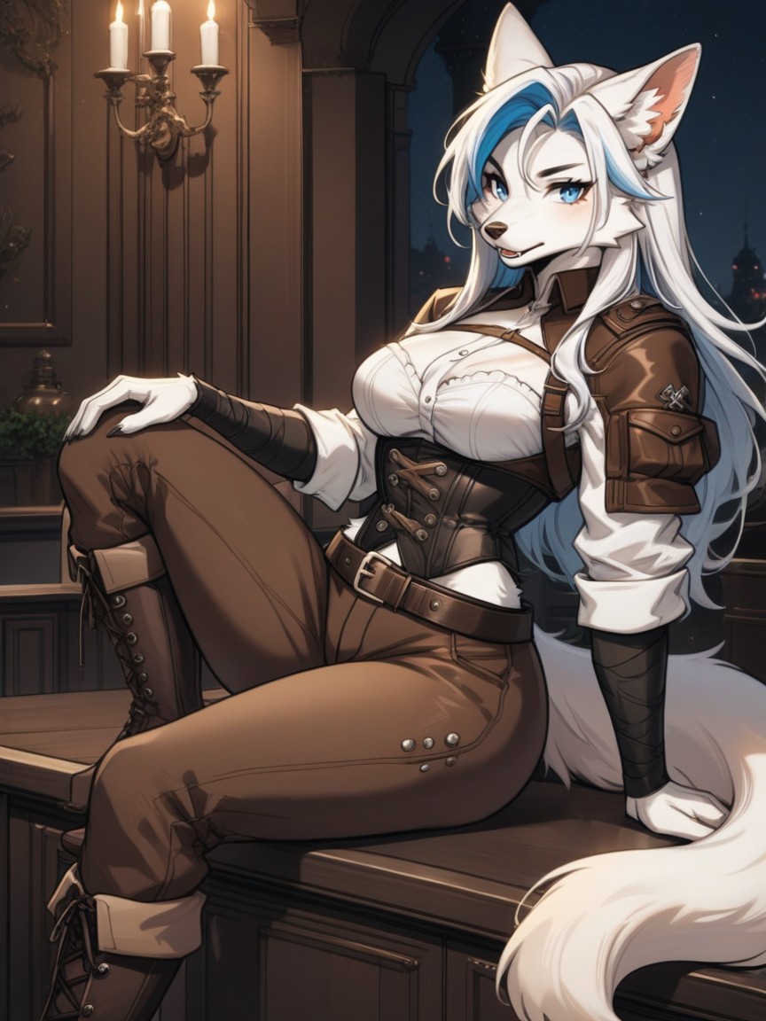Skinny, 18+, Small Ass Furry AI Porn