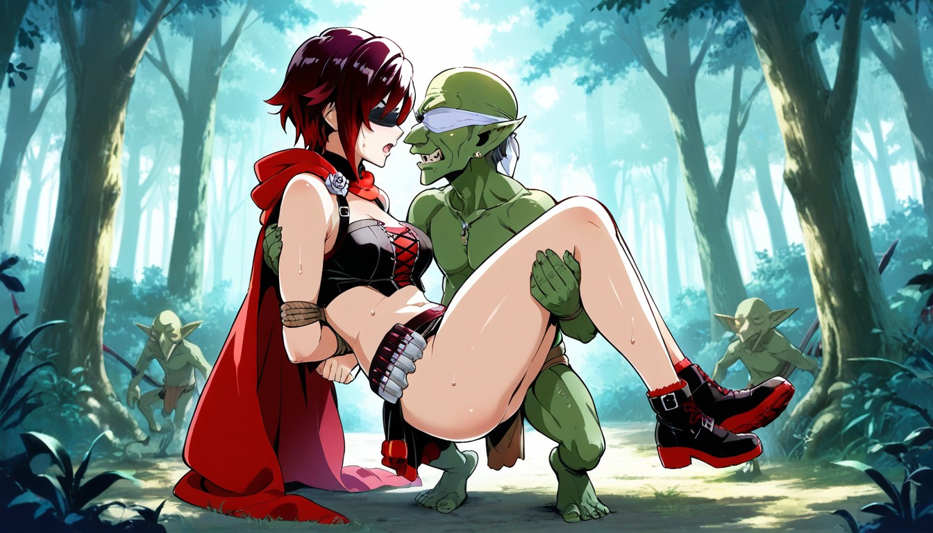 Day Side View, Face To Face, Physical Contact Porno IA Hentai