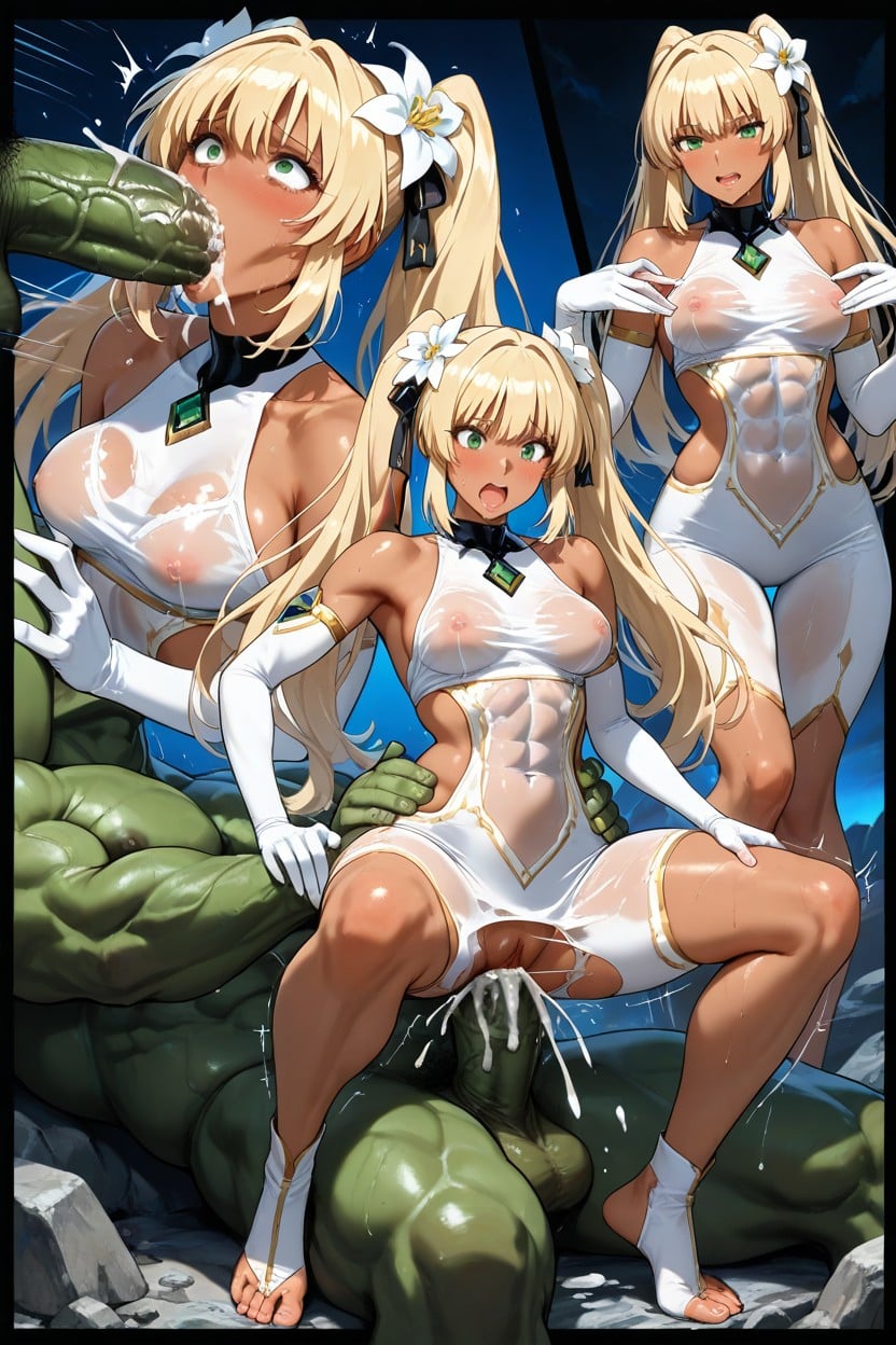 Thigh Gap, フィット, 非常に大きい ヘンタイAIポルノ