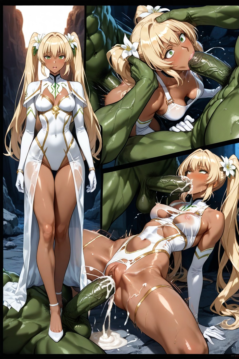 Full Lips, Highly Detailed Vagina, Characters Overlapping Across Views Hentai AI Porn