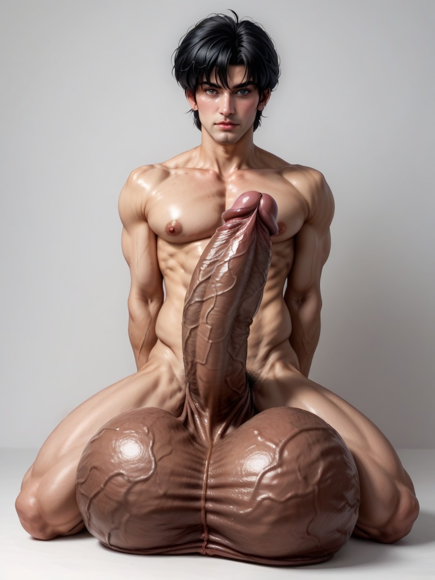 Photo Real, Naked Close Up, Hyper Realistic Porno IA Gay