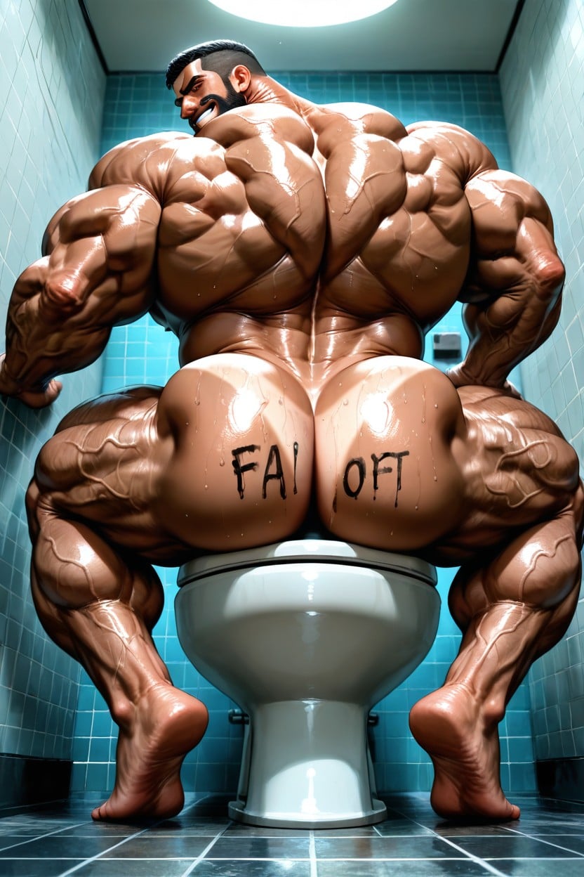 Veiny Muscles, Steel Rings, Shaved Body AI同性戀黃片