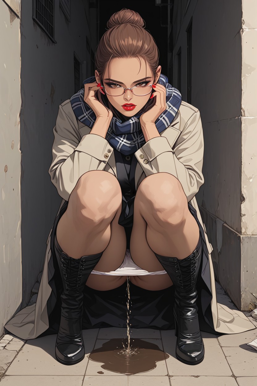 Visage Confus, Face Expression, Alley Porno IA Hentai
