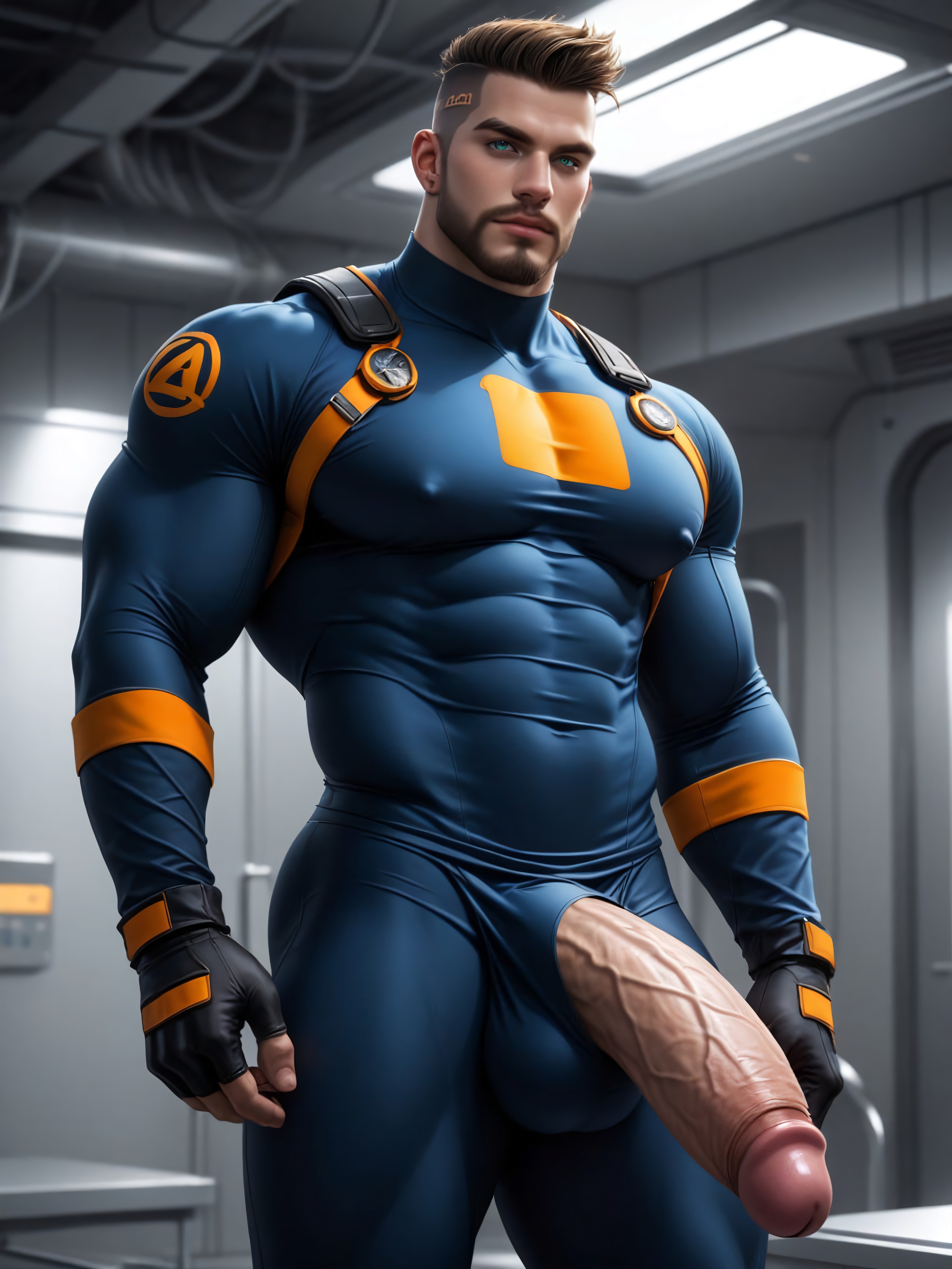Biohazard And Radiation, Gay Man, Outline Of Huge Veiny Under Thong Porno IA Gay