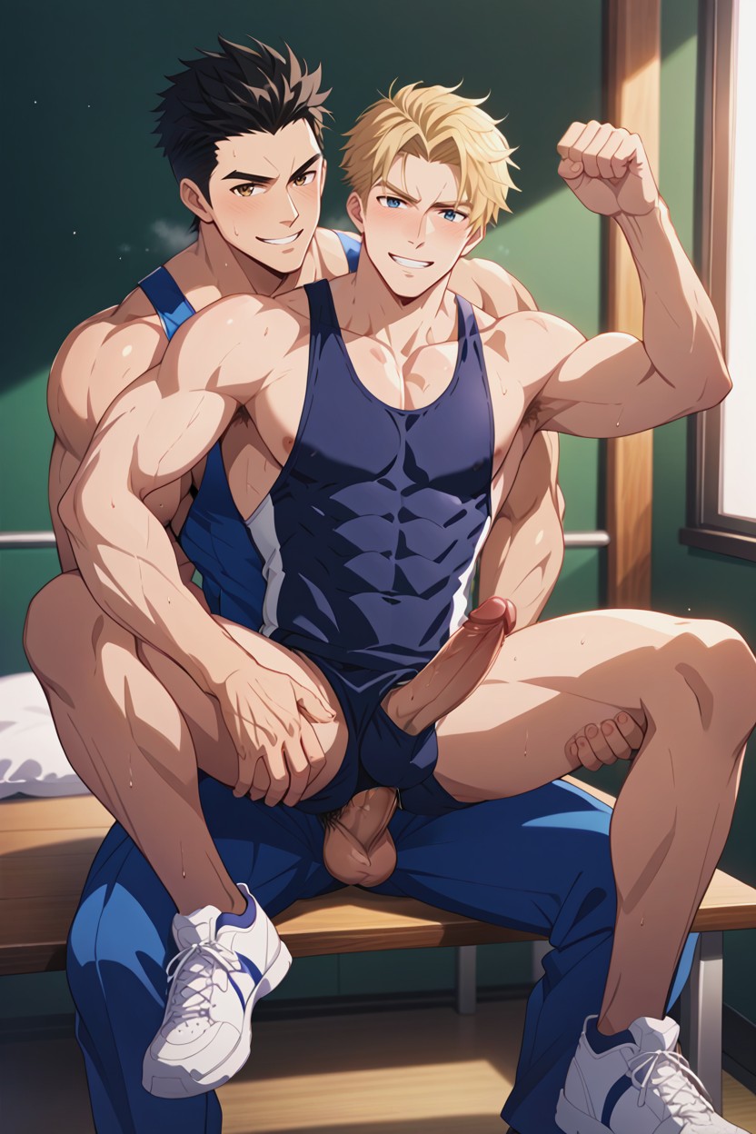 Wrestling Singlet, 18+, Showing The Abs AI同性戀黃片