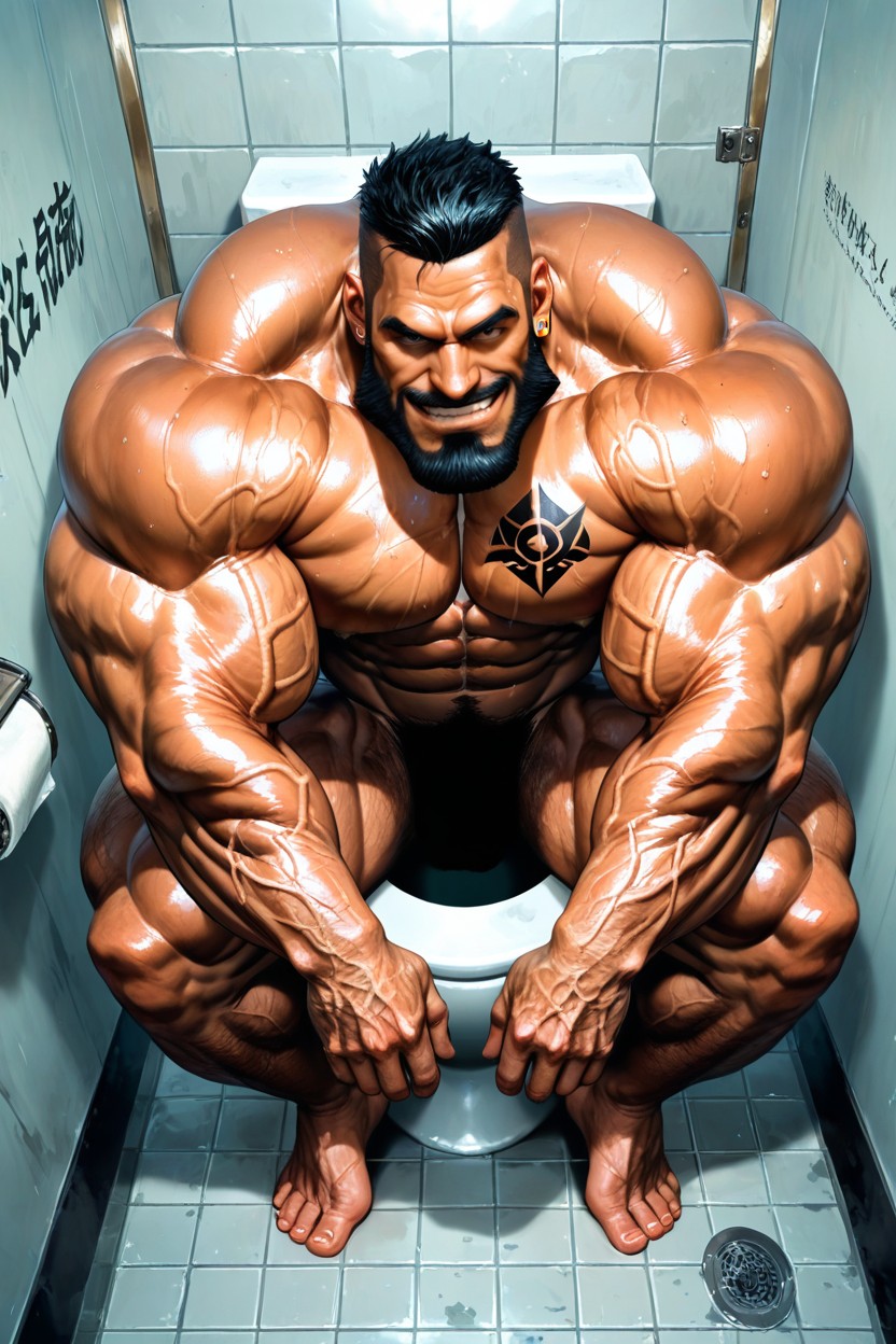 Bara, Steel Rings, Monster Neck 게이 AI 포르노
