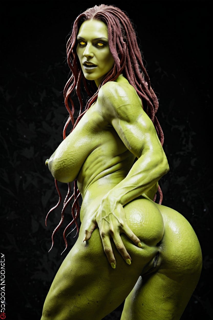 Cursed By The Gods, Long Nipples, Small Breasts AI Porn