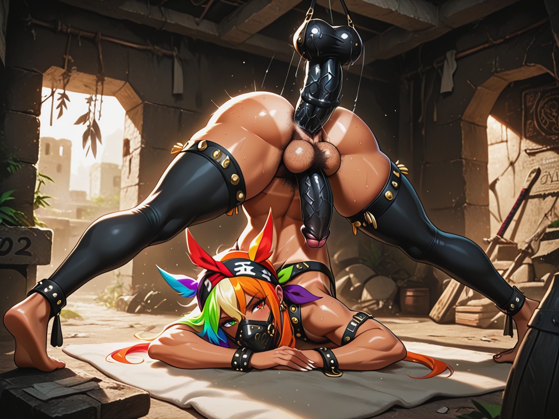 Groping, Grabbing Balls, Wild Hentai AI Porn
