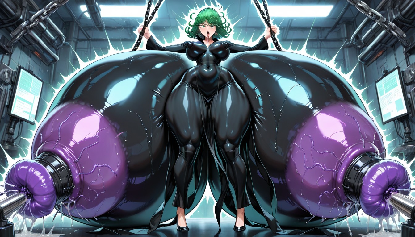 Injecting For Growth All Over Her, Hyper Huge Ass, Hyper Dilated Nipples Hentai AI Porn