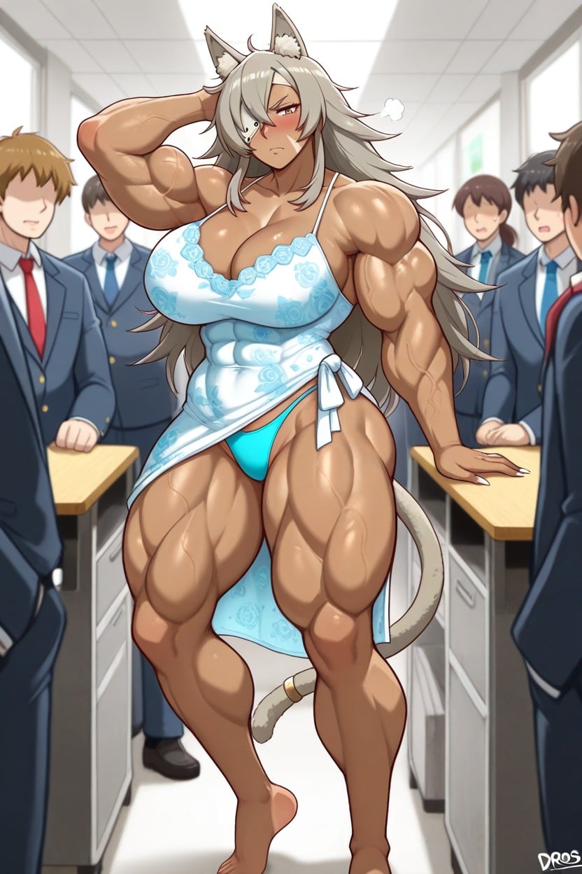 Tir À La Taille, Embarrassed, Femdom Porno IA Hentai