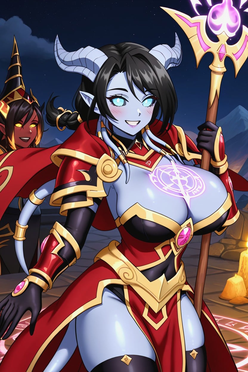 Gold Armor Grieves, Smile, Gold Armor Gauntlets AI Porn