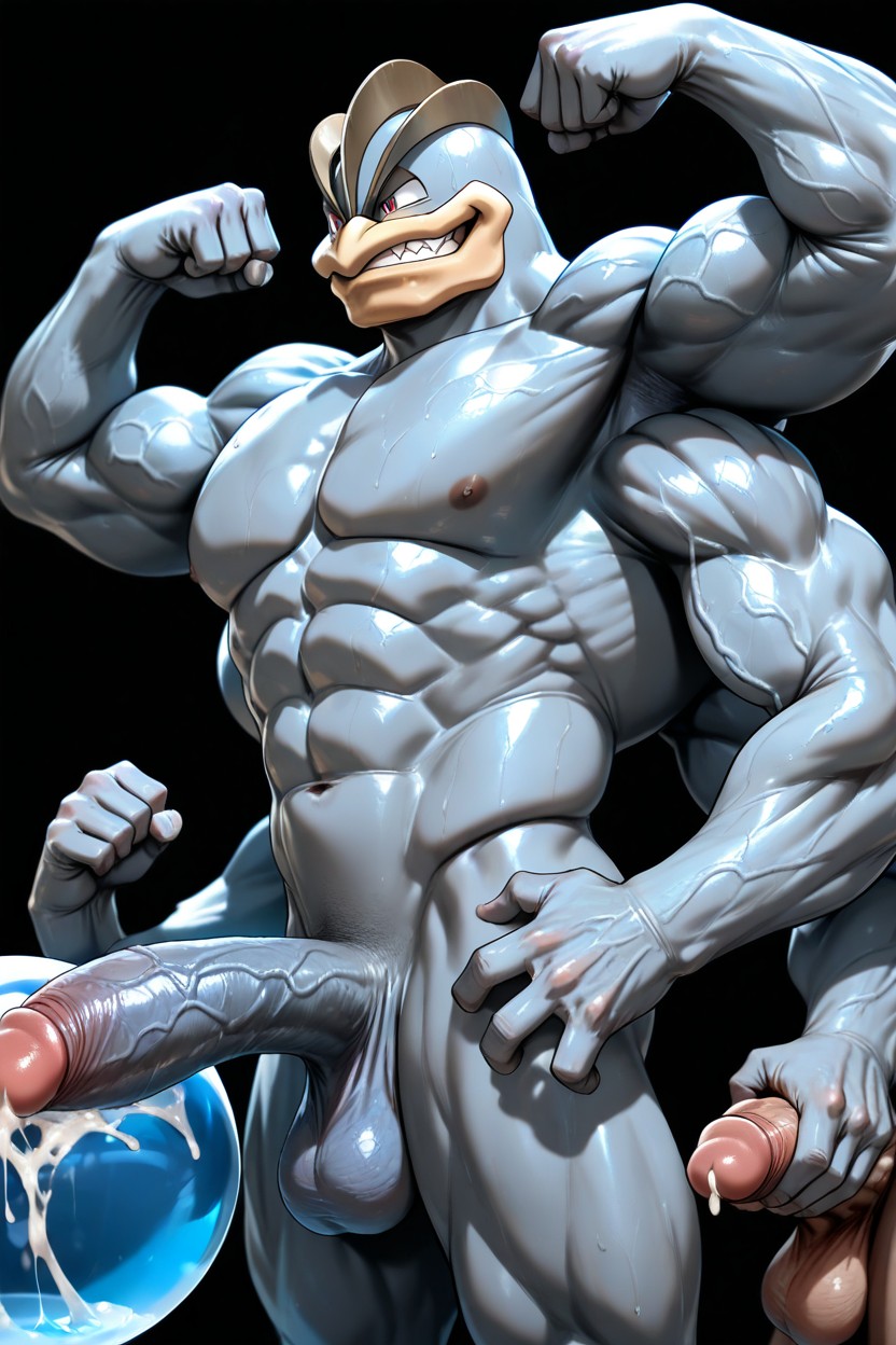 Perfect Body Muscle, Massive Cumshot, Completely Naked AI同性恋黄片