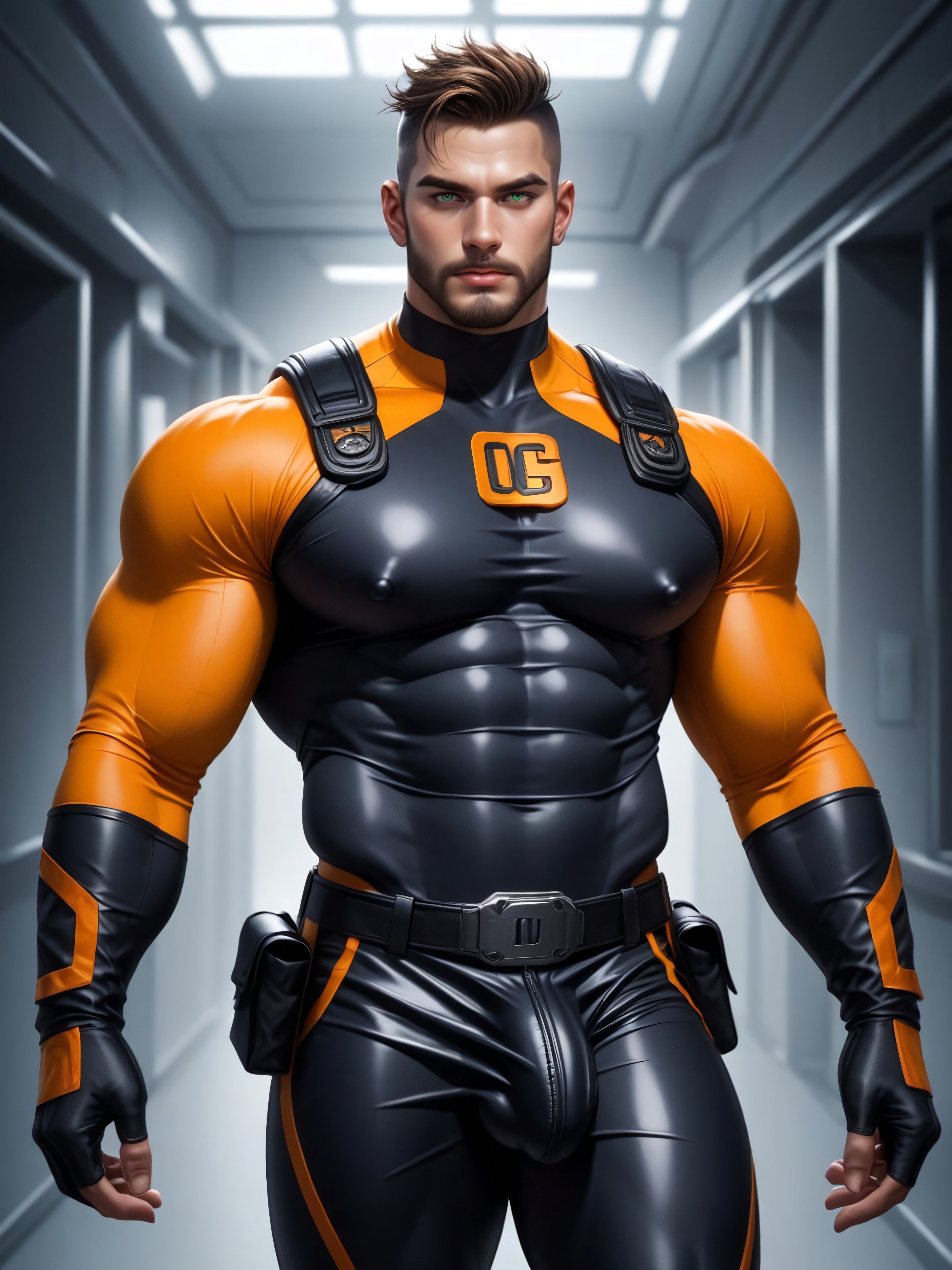 Model Pose, Biohazard And Radiation, Cocky Porno gay IA